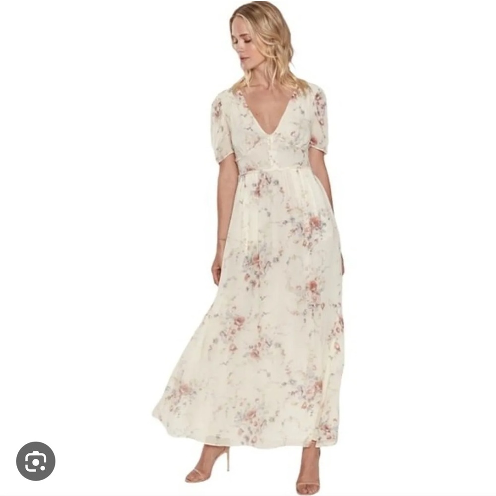 LoveShackFancy Dress | Ariel | Floral Dress | Silk | Feminine | XS